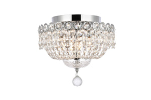 Elegant Lighting - V1900F12C/RC - Four Light Flush Mount - Century - Chrome