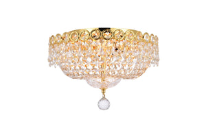 Elegant Lighting - V1900F14G/RC - Four Light Flush Mount - Century - Gold