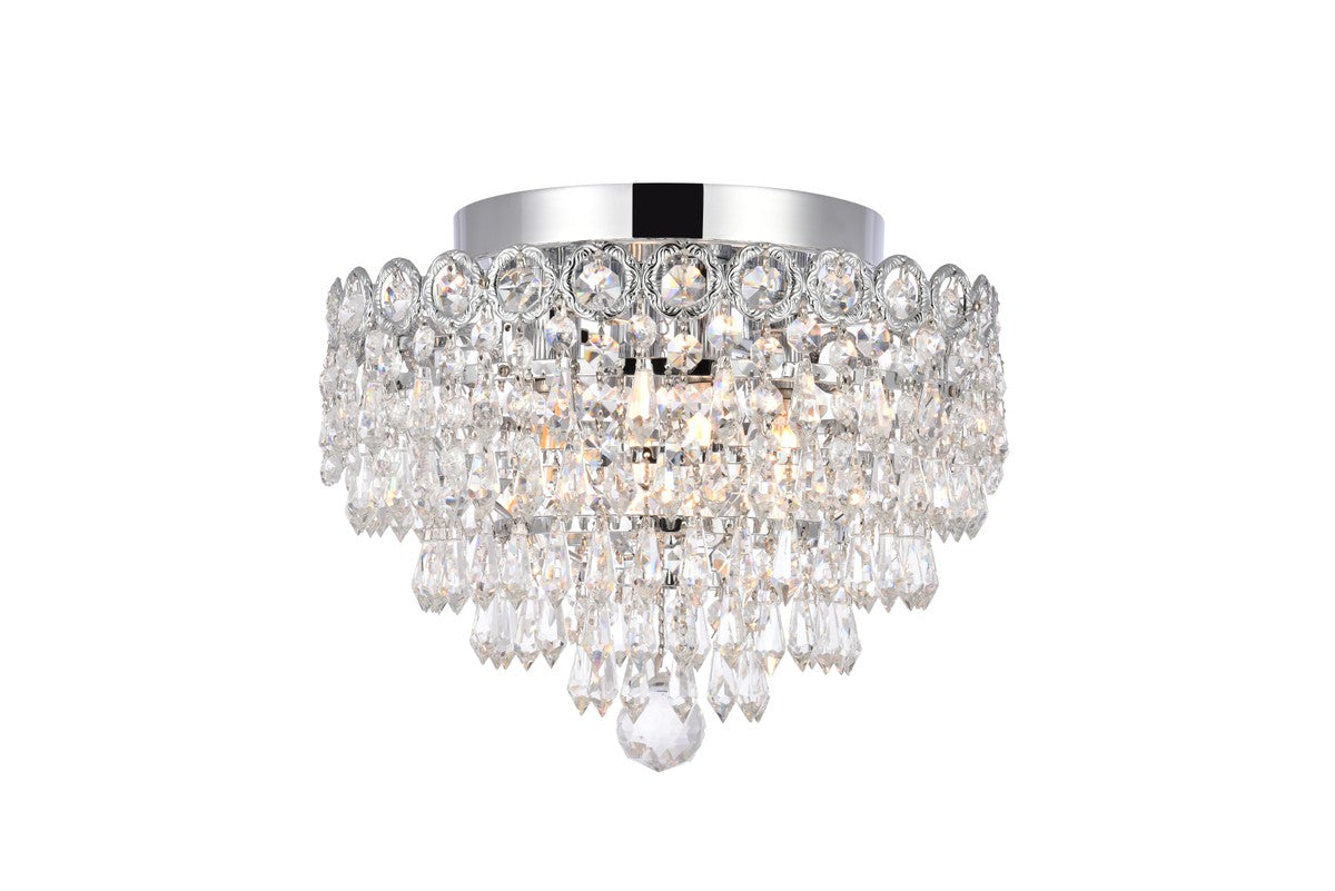 Elegant Lighting - V1902F12C/RC - Four Light Flush Mount - Century - Chrome