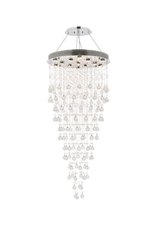 Elegant Lighting - V2006G28C/RC - 13 Light Chandelier - Galaxy - Chrome