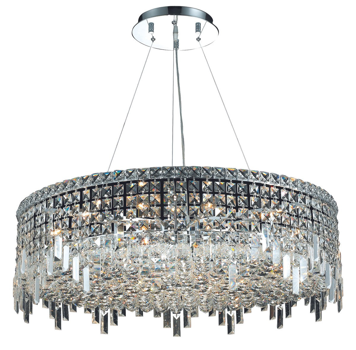 Elegant Lighting - V2031D32C/RC - 18 Light Chandelier - Maxime - Chrome