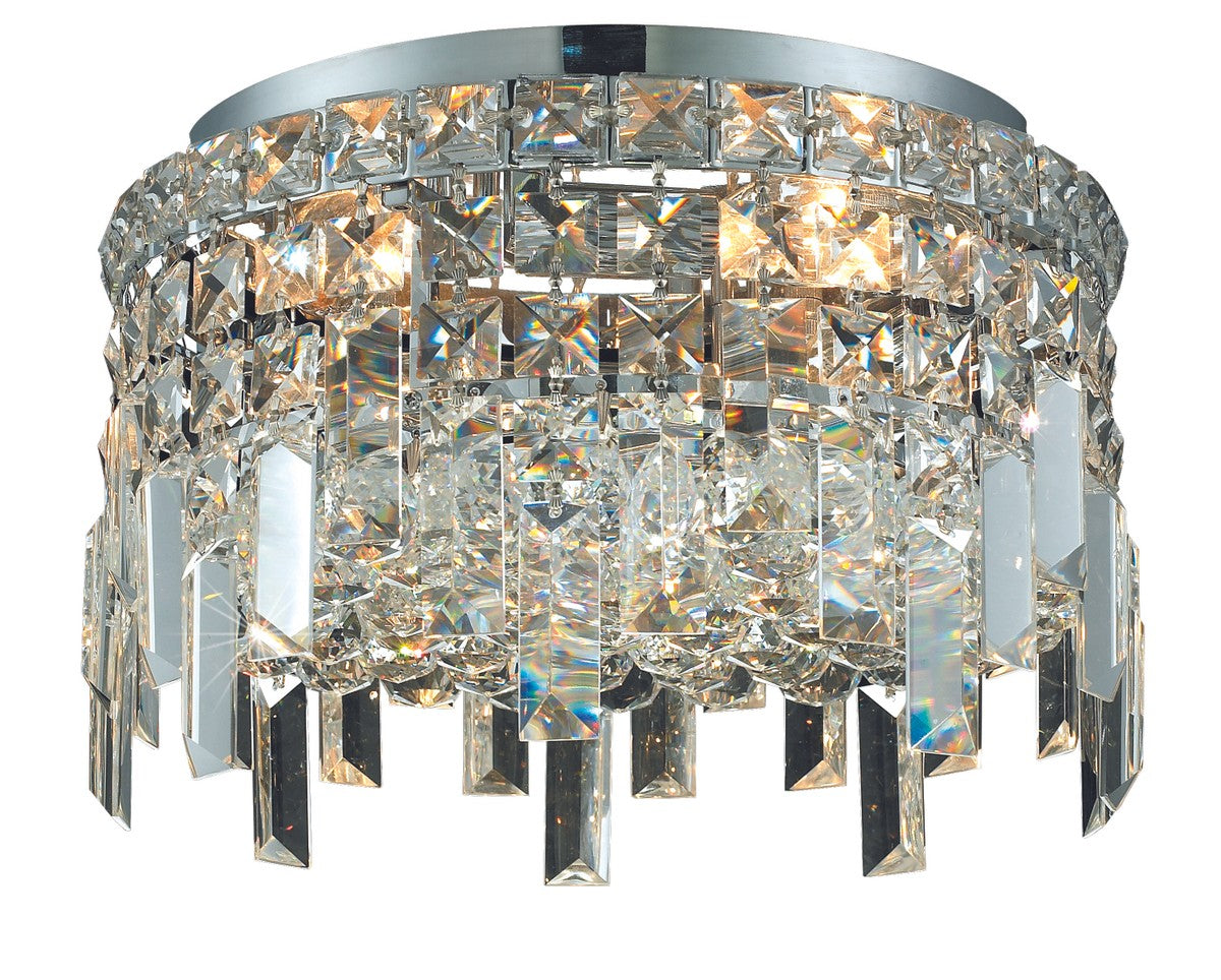 Elegant Lighting - V2031F12C/RC - Four Light Flush Mount - Maxime - Chrome