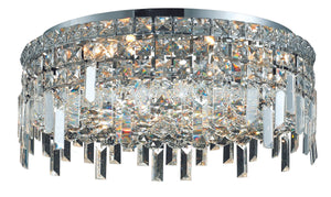 Elegant Lighting - V2031F20C/RC - Six Light Flush Mount - Maxime - Chrome