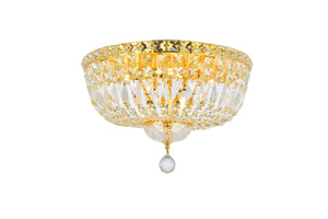 Elegant Lighting - V2528F16G/RC - Six Light Flush Mount - Tranquil - Gold