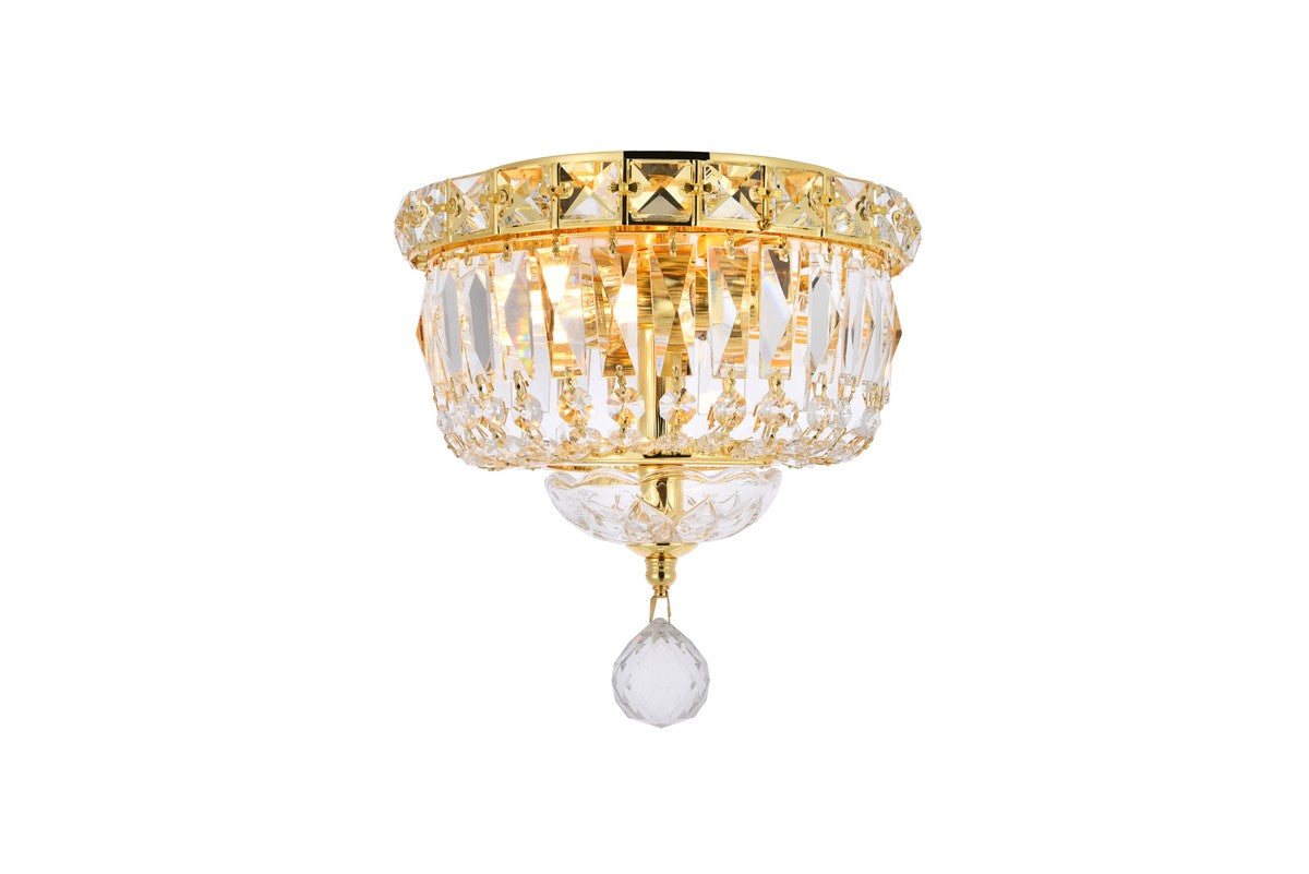 Elegant Lighting - V2528F8G/RC - Two light Flush Mount - Tranquil - Gold