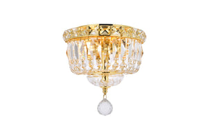 Elegant Lighting - V2528F8G/RC - Two light Flush Mount - Tranquil - Gold