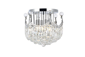 Elegant Lighting - V8949F16C/RC - Six Light Flush Mount - Corona - Chrome