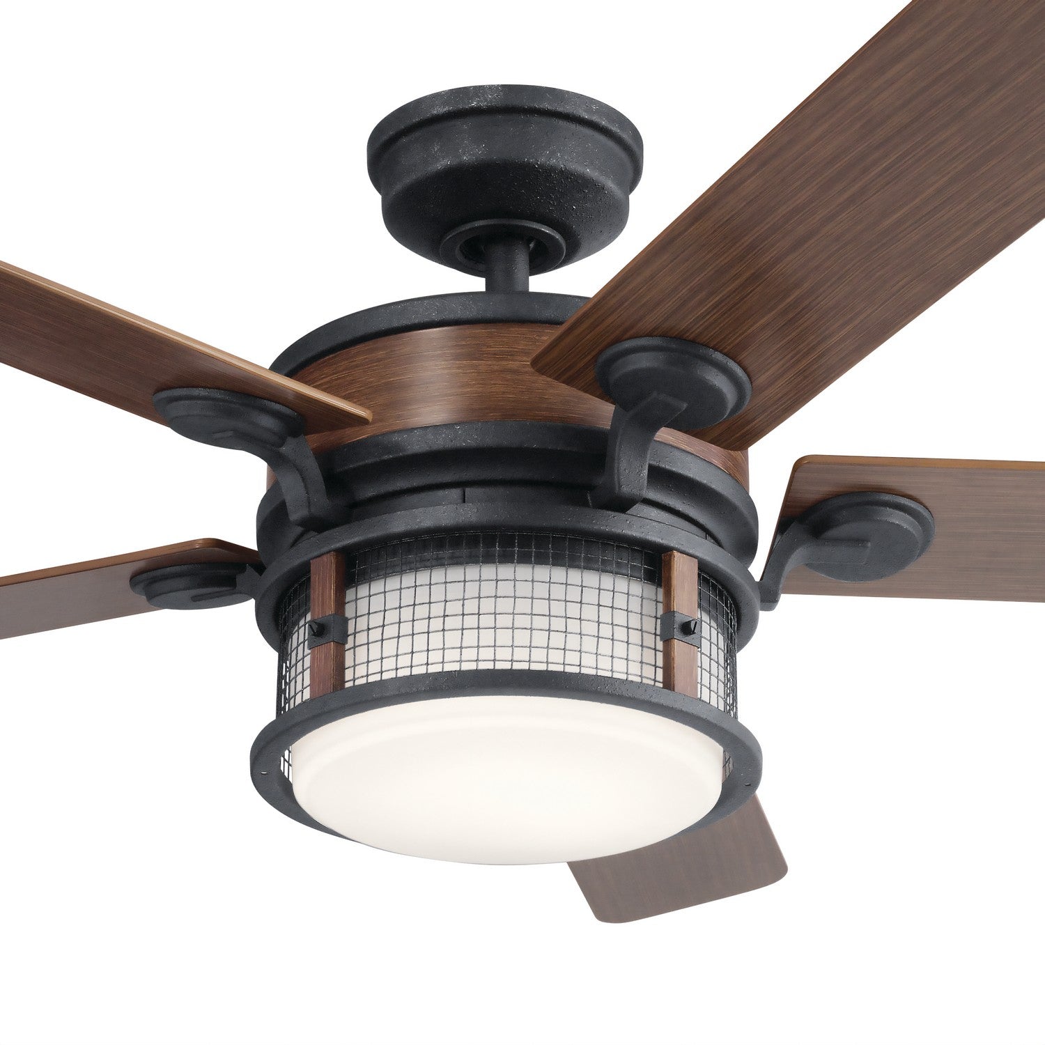 Kichler - 310170AUB - 60"Ceiling Fan - Ahrendale - Auburn Stained Finish