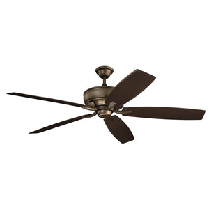 Kichler - 310206WCP - 70"Ceiling Fan - Monarch - Weathered Copper Powder Coat