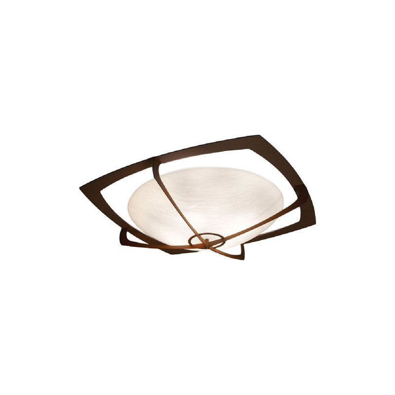 UltraLights - 0490-18-EB-WS-03 - Two Light Flush Mount - Synergy - Empire Bronze