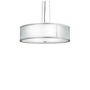 UltraLights - 13221-48-SP-OA-03 - Eight Light Pendant - Tambour - Satin Pewter