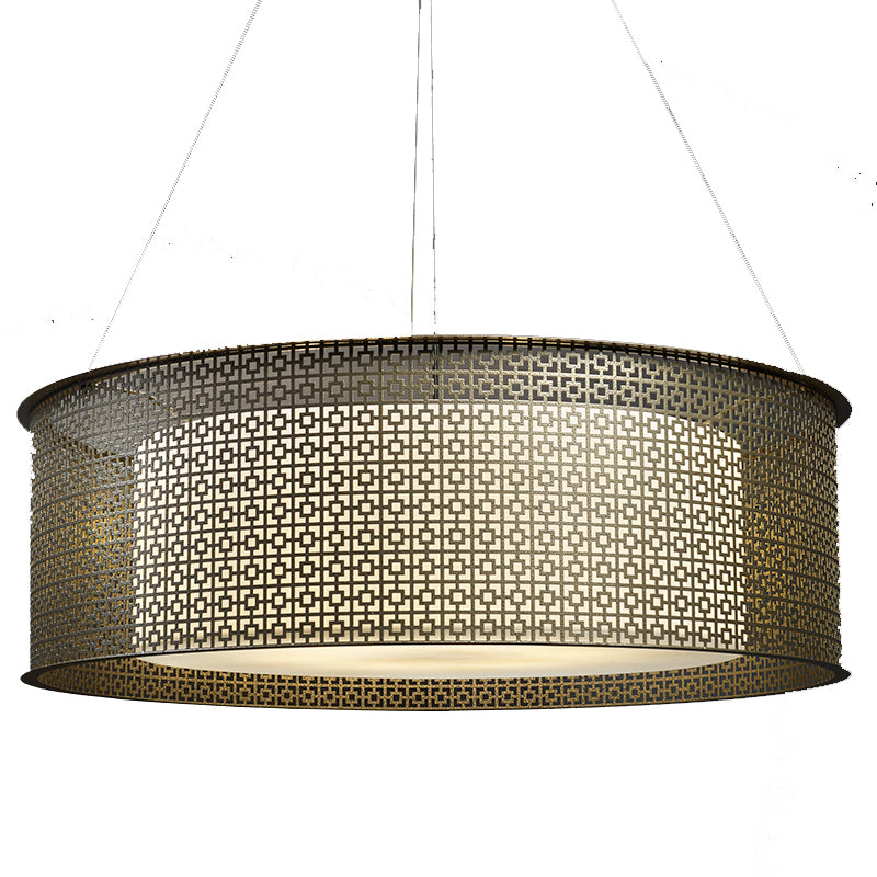 UltraLights - 14310-A1-SB-OA-03 - Six Light Pendant - Clarus - Smokey Brass