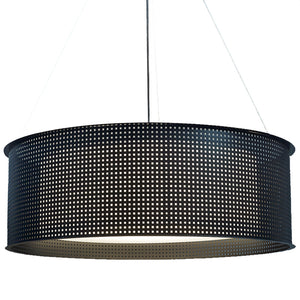 UltraLights - 14310-SQ-BK-OA-03 - Six Light Pendant - Clarus - Black