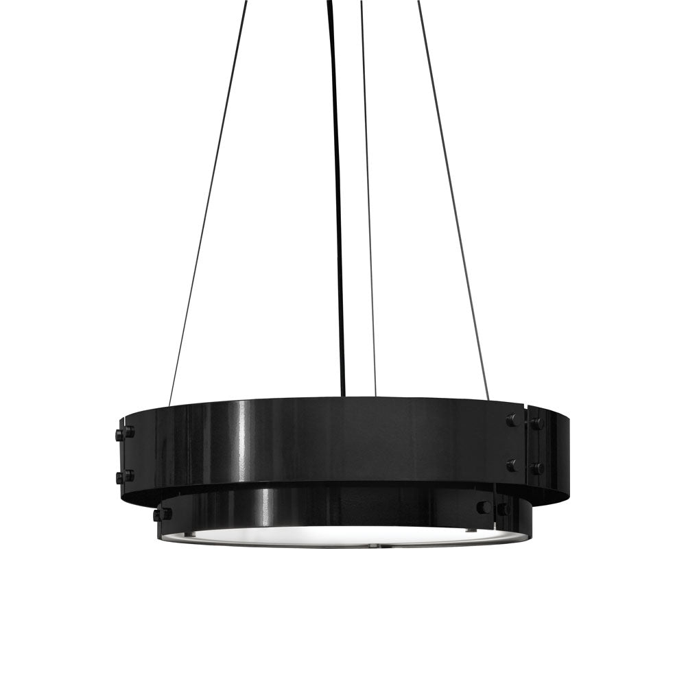 UltraLights - 16356-24-BP-OA-03 - Four Light Pendant - Invicta - Black Pearl