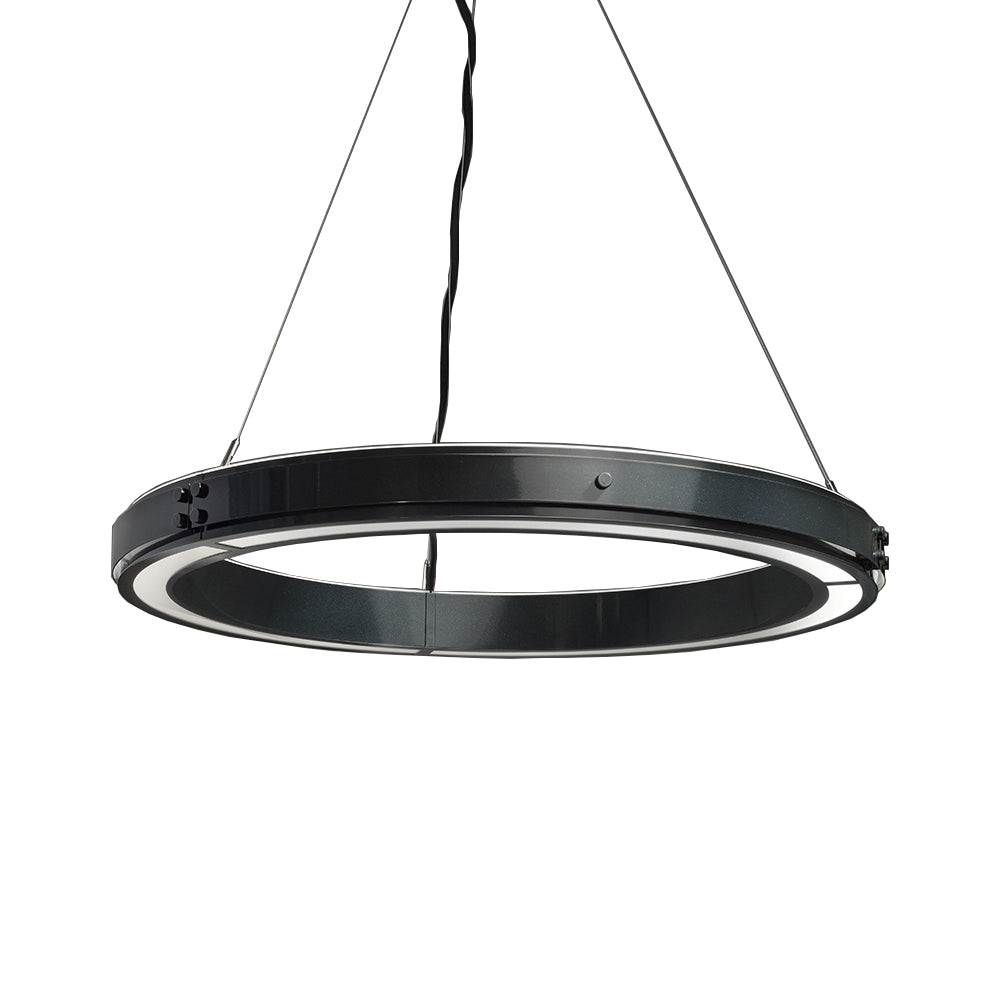 UltraLights - 17374-24-BP-BP-04 - LED Pendant - Strata - Black Pearl