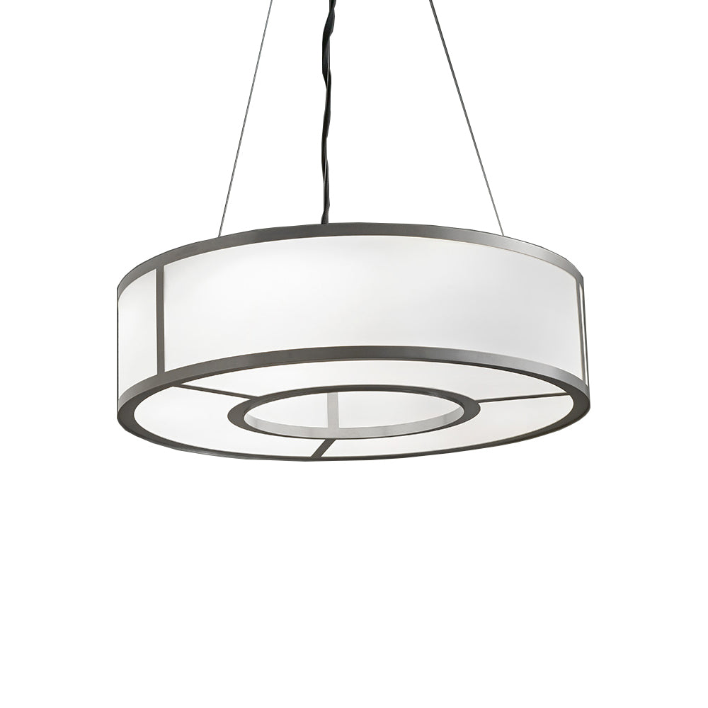 UltraLights - 17379-30-SP-OA-04 - LED Pendant - Tambour - Satin Pewter