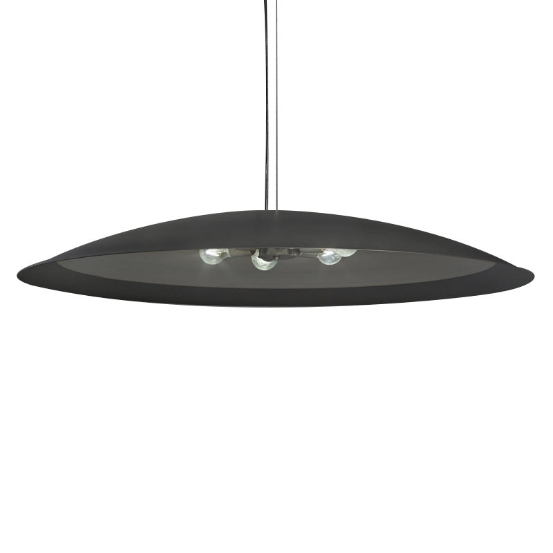 UltraLights - 17385-36-BP-SV-10 - Six Light Pendant - Cirrus - Black Pearl