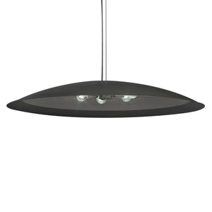 UltraLights - 17385-44-BP-SV-10 - Six Light Pendant - Cirrus - Black Pearl