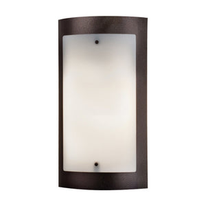 UltraLights - 9318-BA-OA-01 - One Light Outdoor Wall Sconce - Luz Azul - Bronze Age