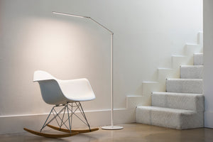 Koncept - AR5000-WD-WHT-FLR - LED Floor Lamp - Z-Bar - White