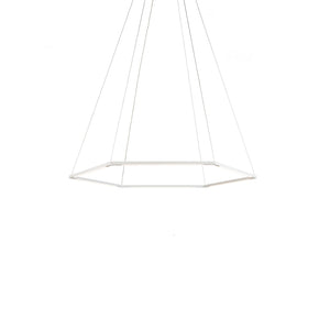 Koncept - ZBP-16-H-SW-MWT-CNP - LED Pendant - Z-Bar Pendant - Matte White