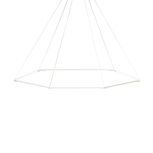 Koncept - ZBP-24-H-SW-MWT-CNP - LED Pendant - Z-Bar Pendant - Matte White