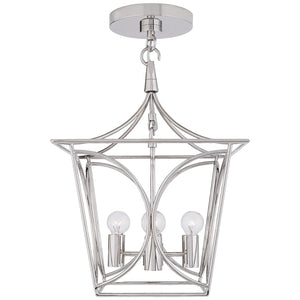 Visual Comfort Signature - KS 5143PN - Four Light Mini Lantern - Cavanagh - Polished Nickel