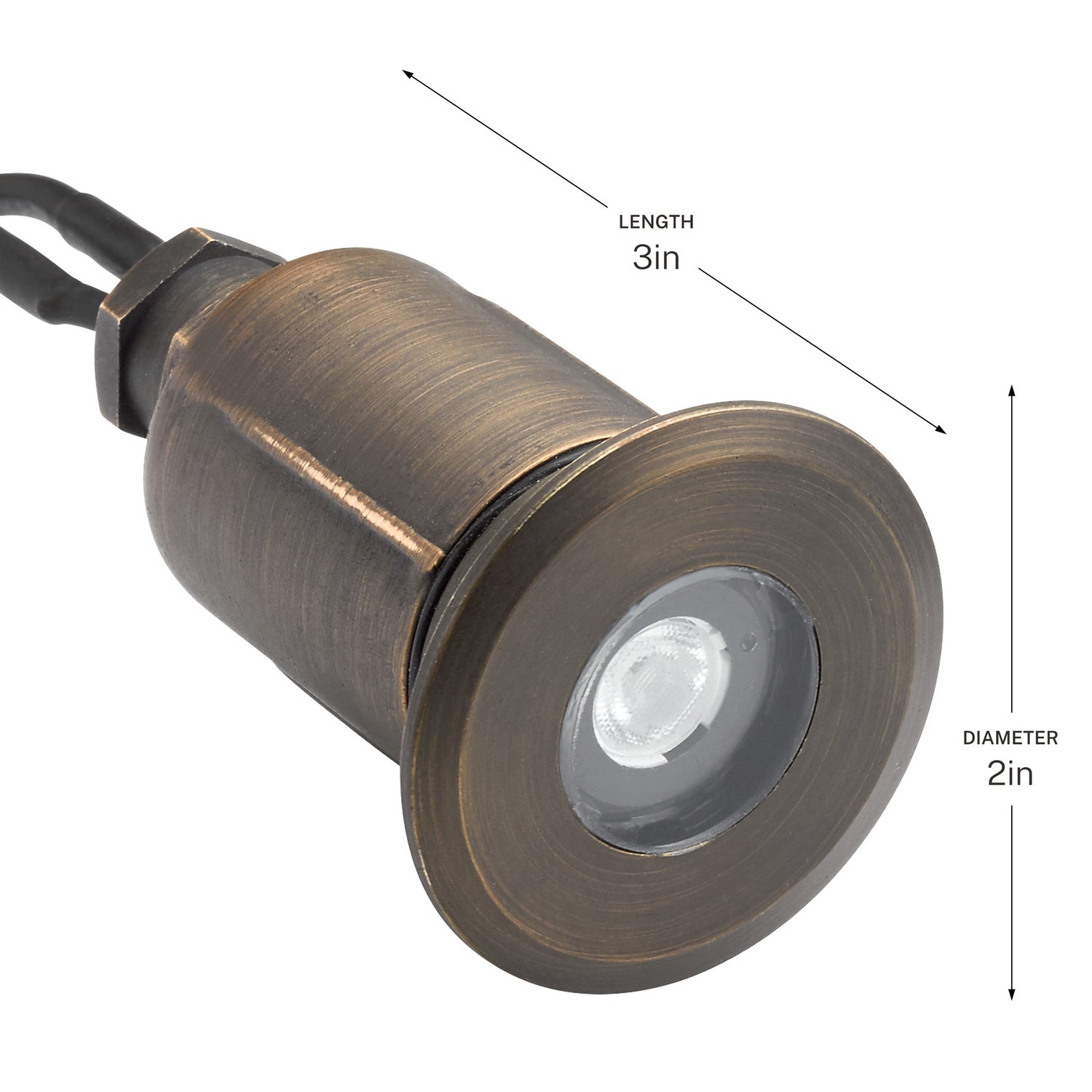 Kichler - 15490CBR - One Light Recessed - Centennial Brass