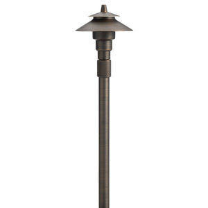 Kichler - 15502CBR - One Light Adjust Height Path - Centennial Brass