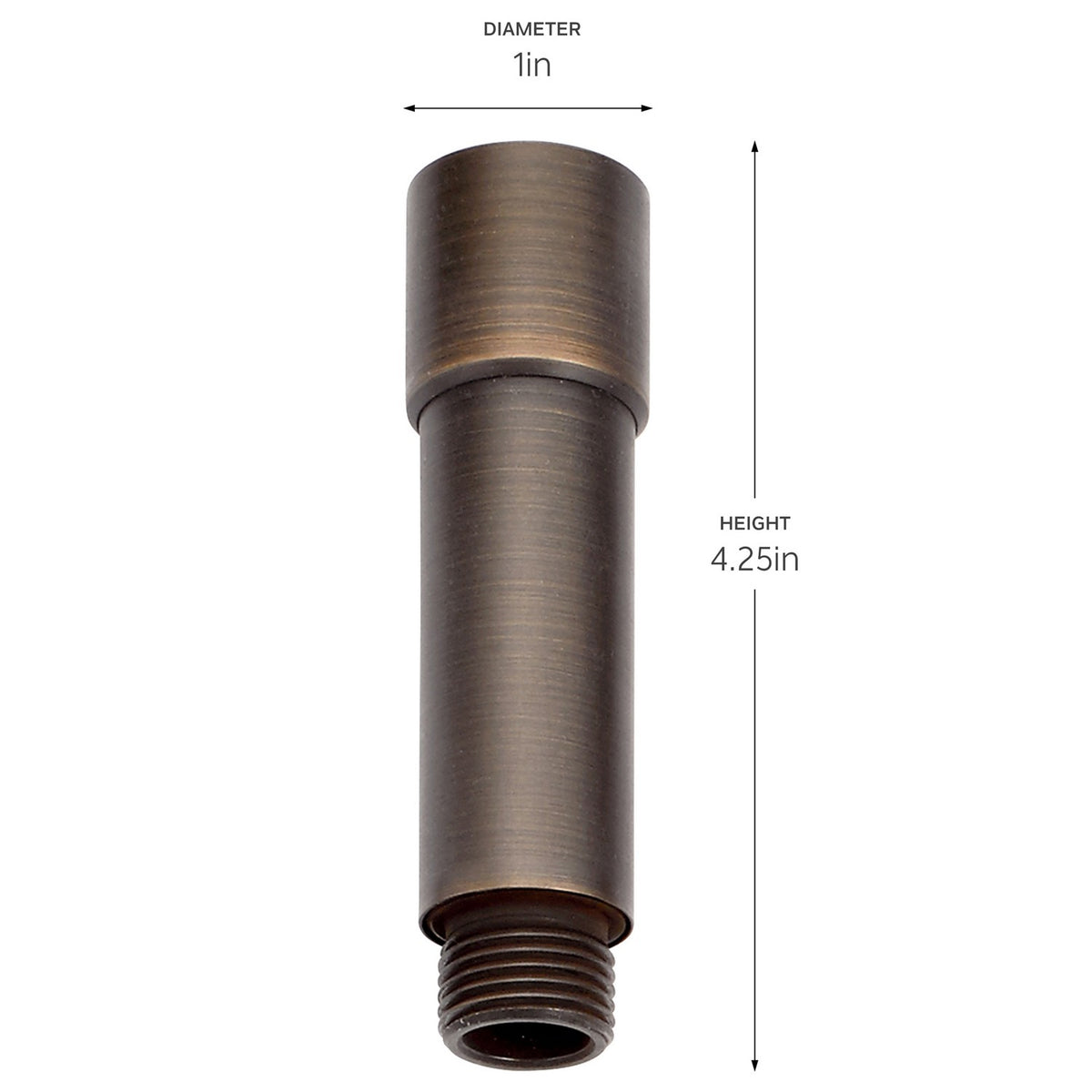 3 Inch Riser Stopper Kichler - 3 inch Male Female Riser