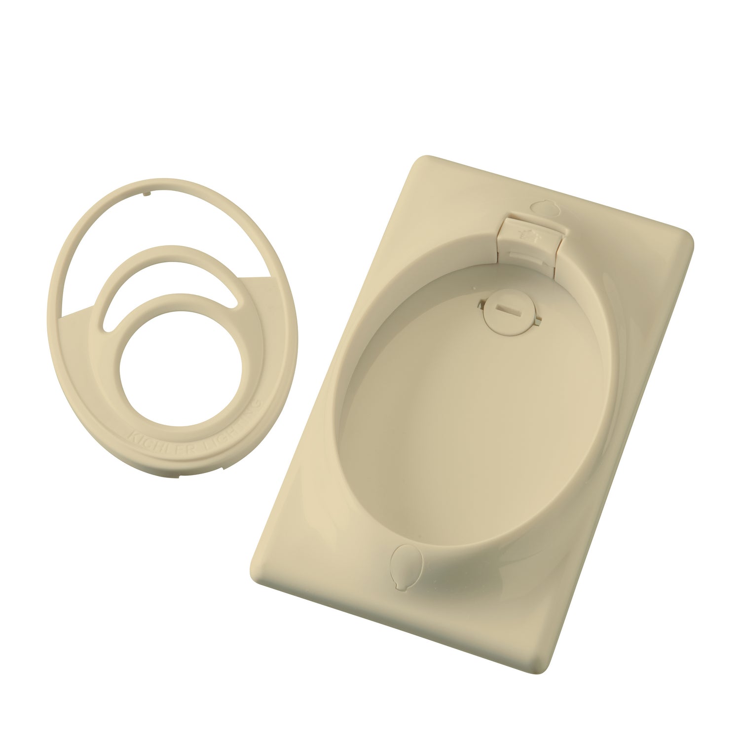 Kichler - 370010IV - Single Gang CoolTouch Wall Plate - Accessory - Ivory