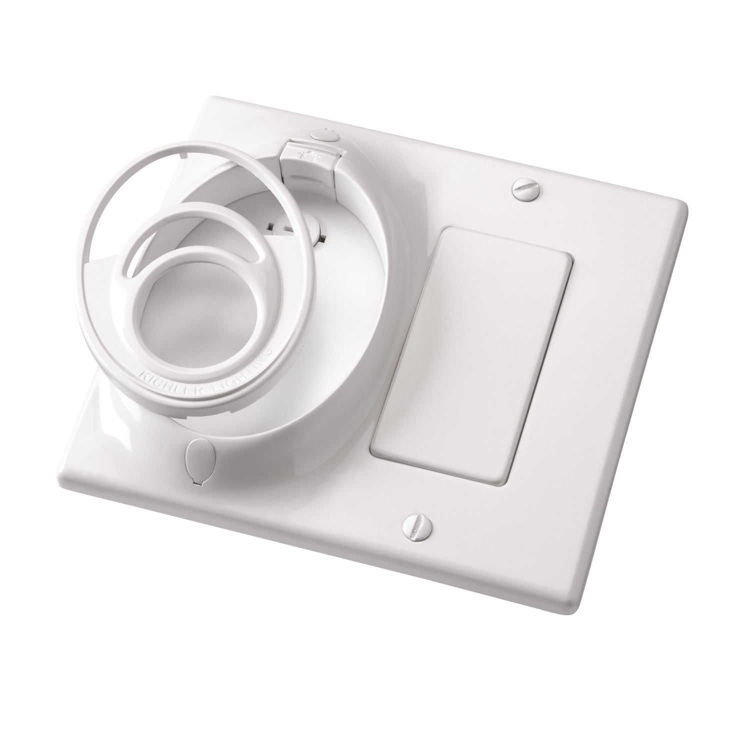 Kichler - 370011WH - Dual Gang CoolTouch Wall Plate - Accessory - White Material