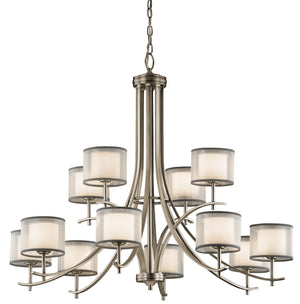 Kichler - 43151AP - 12 Light Chandelier - Tallie - Antique Pewter