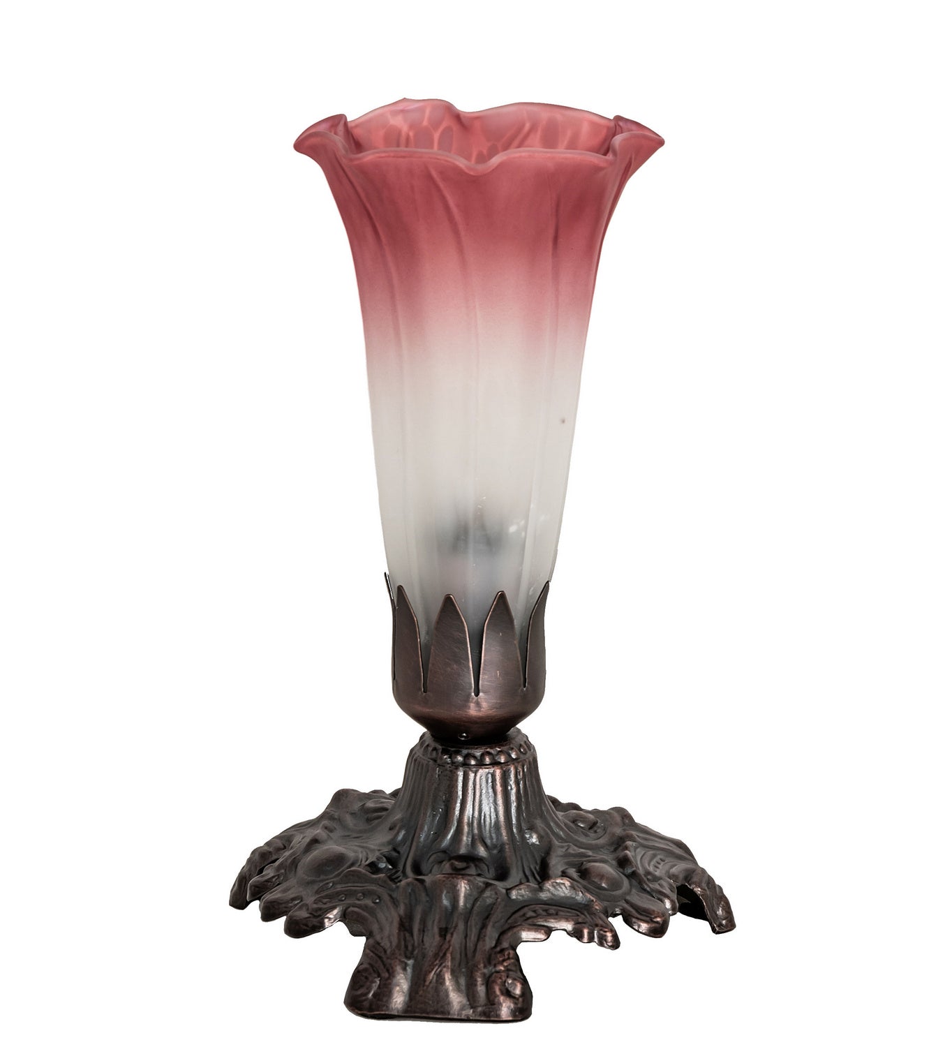 Meyda Tiffany - 14468 - Candle - Pink/White - Mahogany Bronze