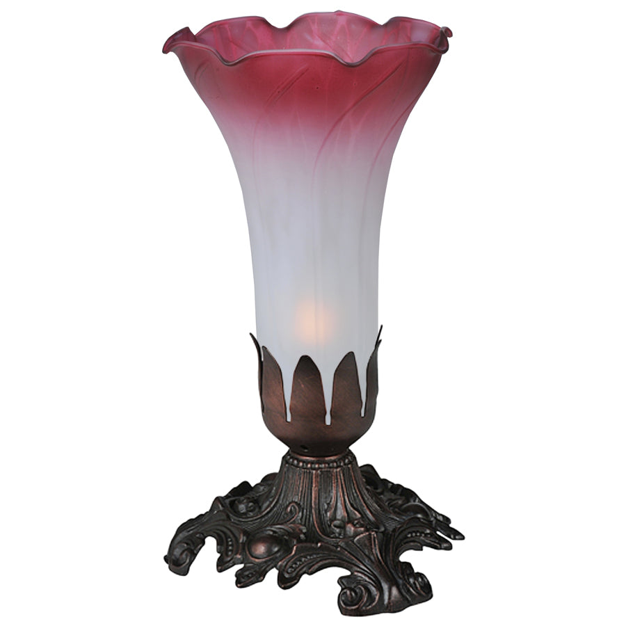 Meyda Tiffany - 14468 - Candle - Pink/White - Mahogany Bronze