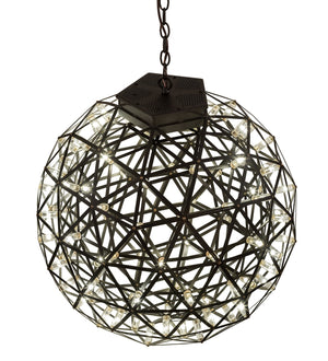 Meyda Tiffany - 176275 - 87 Light Pendant - Geosphere - Oil Rubbed Bronze