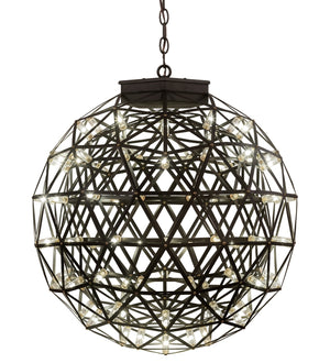 Meyda Tiffany - 176275 - 87 Light Pendant - Geosphere - Oil Rubbed Bronze