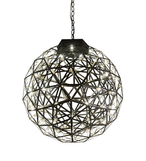 Meyda Tiffany - 176275 - 87 Light Pendant - Geosphere - Oil Rubbed Bronze