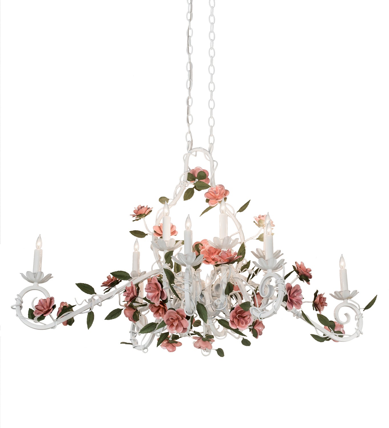 Meyda Tiffany - 193143 - 12 Light Chandelier - Symphony - White