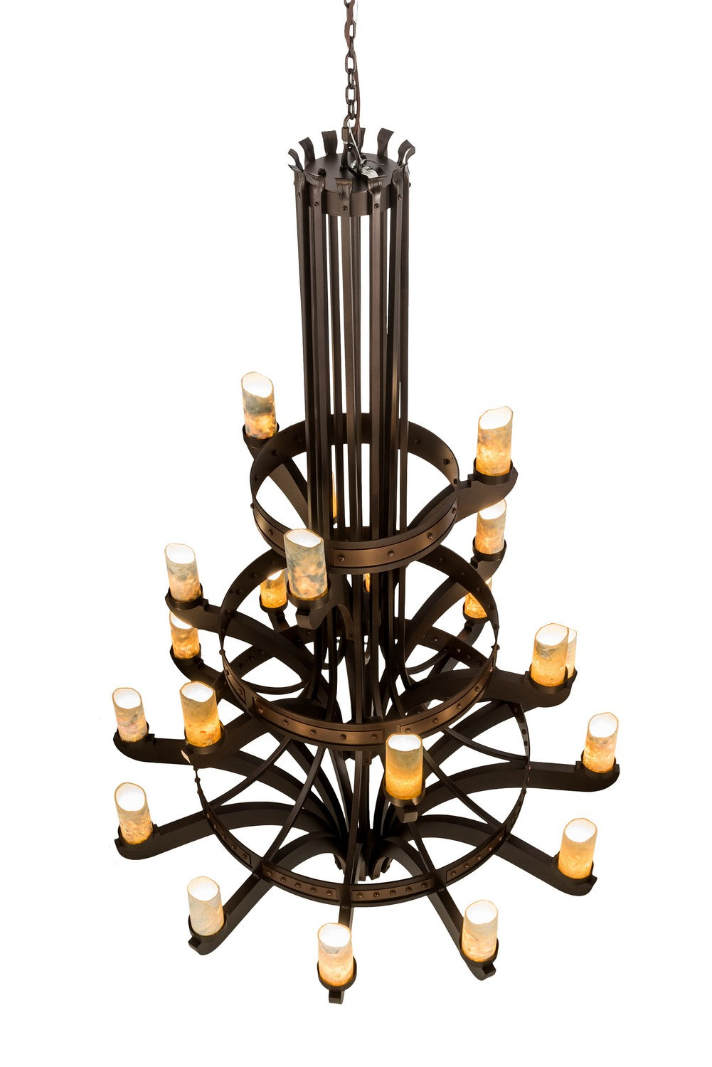 Meyda Tiffany - 193768 - 21 Light Chandelier - Castilla - Mahogany Bronze