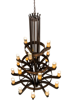 Meyda Tiffany - 193768 - 21 Light Chandelier - Castilla - Mahogany Bronze