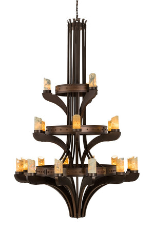 Meyda Tiffany - 193768 - 21 Light Chandelier - Castilla - Mahogany Bronze