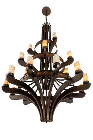 Meyda Tiffany - 193768 - 21 Light Chandelier - Castilla - Mahogany Bronze