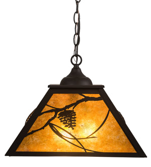 Meyda Tiffany - 194678 - Two Light Pendant - Whispering Pines - Oil Rubbed Bronze