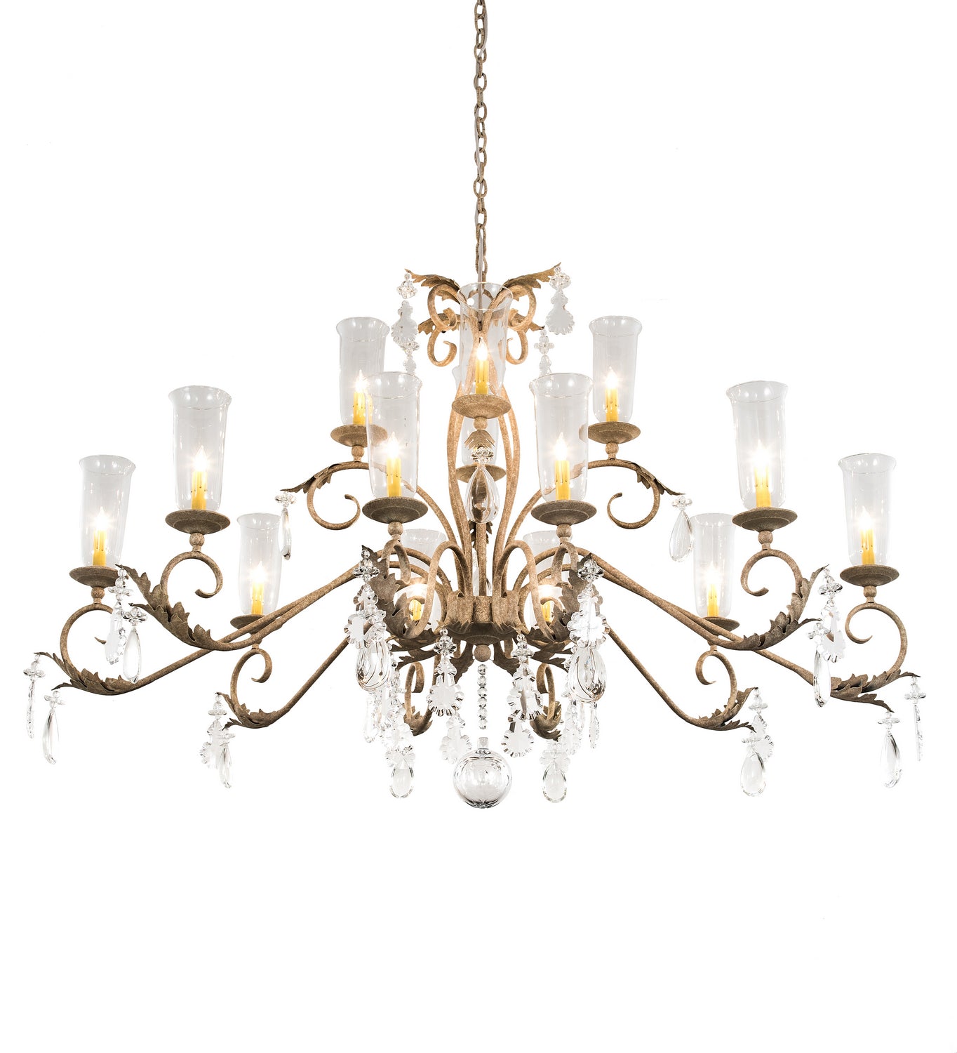 Meyda Tiffany - 195401 - 14 Light Chandelier - Windsor - Tuscan Ivory