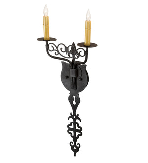 Meyda Tiffany - 196246 - Two Light Wall Sconce - Merano - Antique Iron Gate