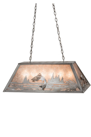 Meyda Tiffany - 65180 - 11 Light Pendant - Leaping Trout - Steel