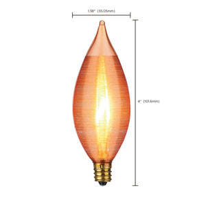 Satco - S3406 - Light Bulb - Spun Amber