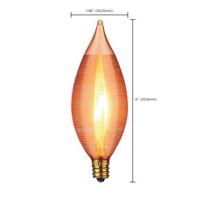 Satco - S3406 - Light Bulb - Spun Amber