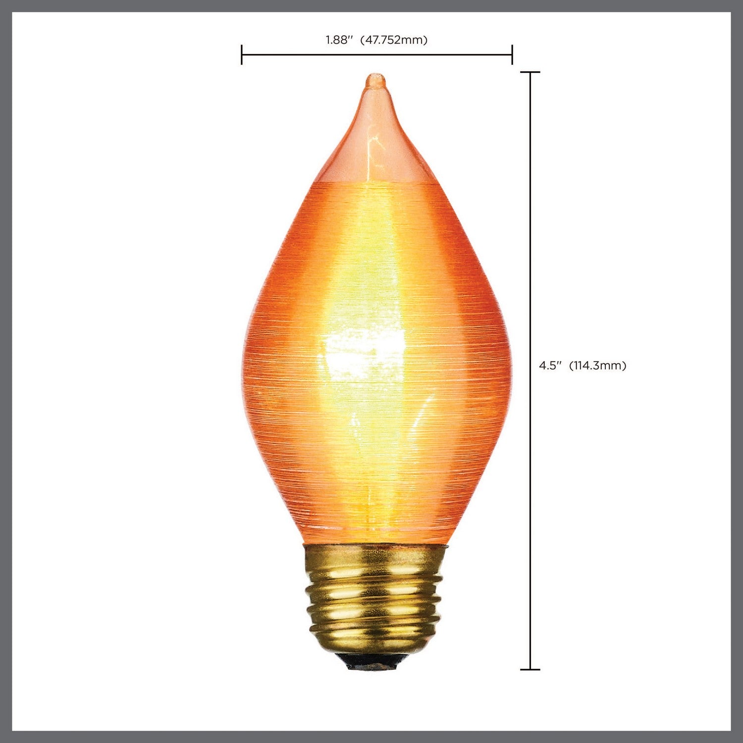 Satco - S3416 - Light Bulb - Spun Amber